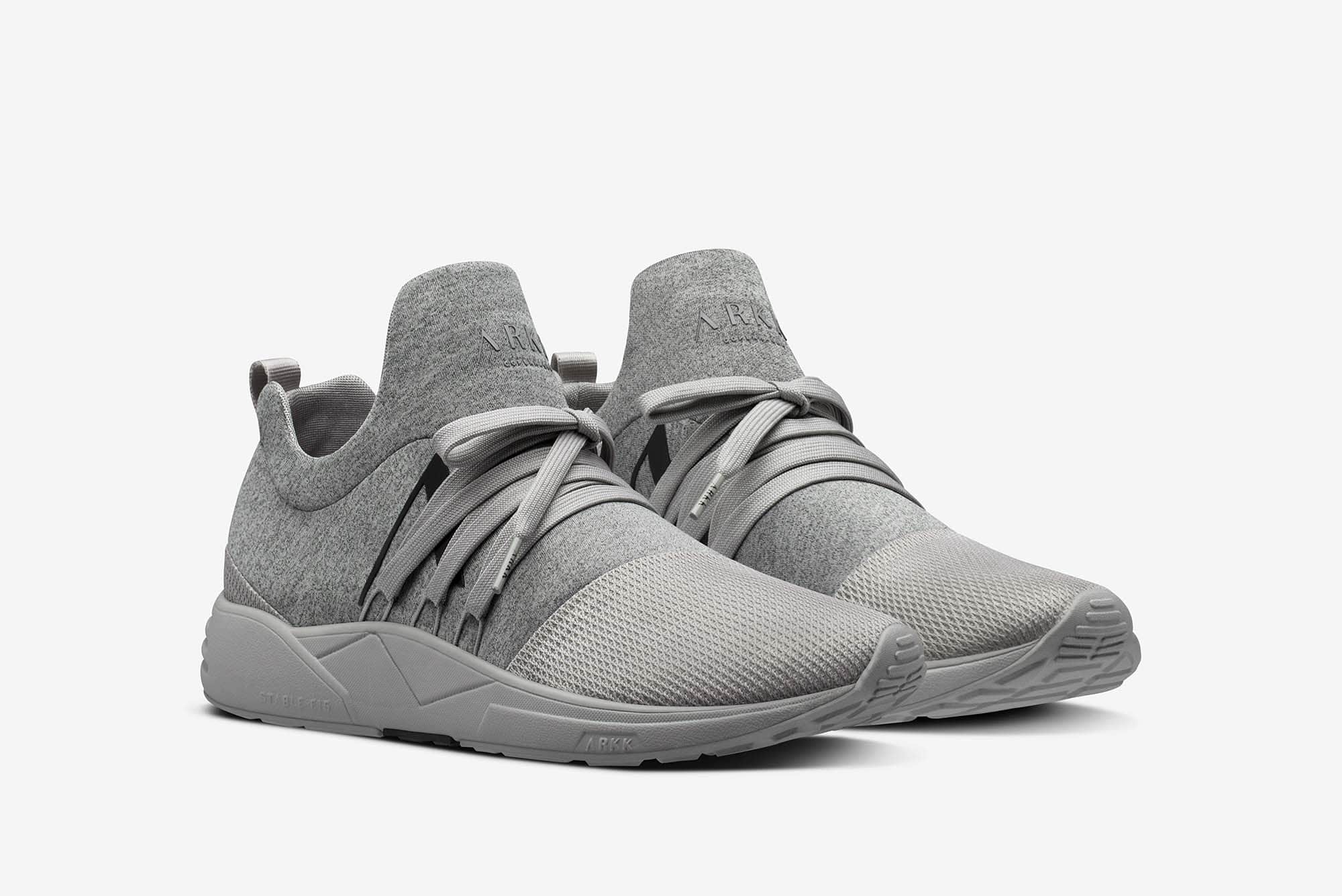 ARKK Collection Raven Mesh S-E15 Grey Melange-Men Raven Grey